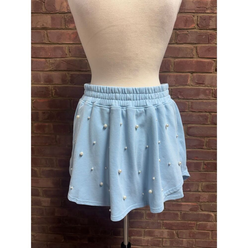 Peach Love Women’s Blue Pearl Skort Size Small NEW - Picture 4 of 8